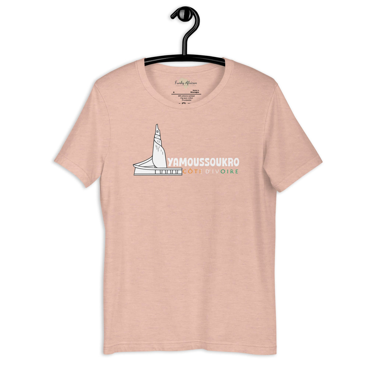 Côte d'Ivoire capital unisex tee Funky African