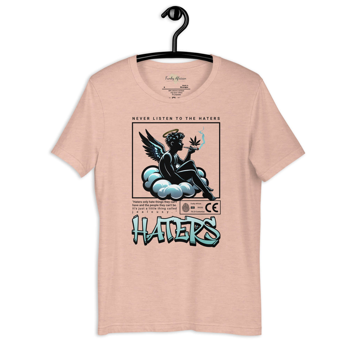 Haters unisex tee Funky African