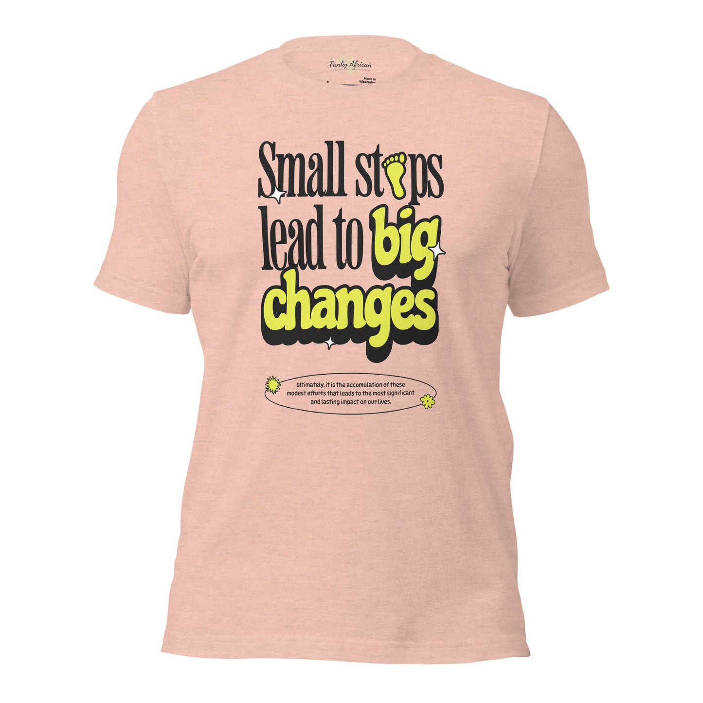 Small steps unisex tee