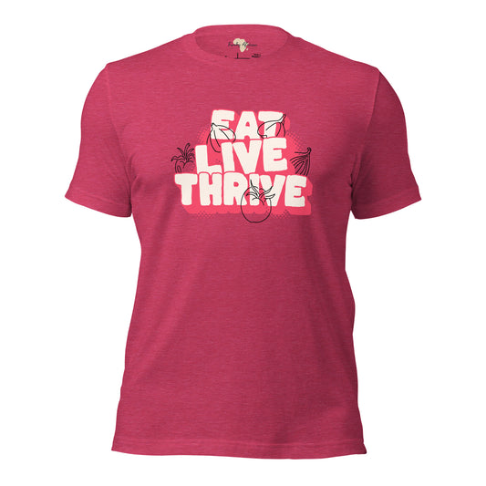 Eat live thrive unisex t-shirt