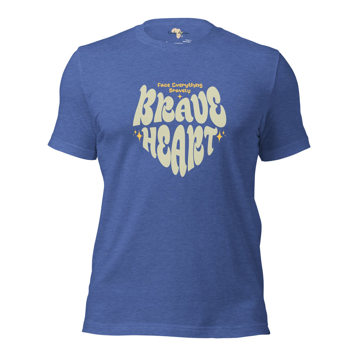 Brave Heart Unisex t-shirt Funky African