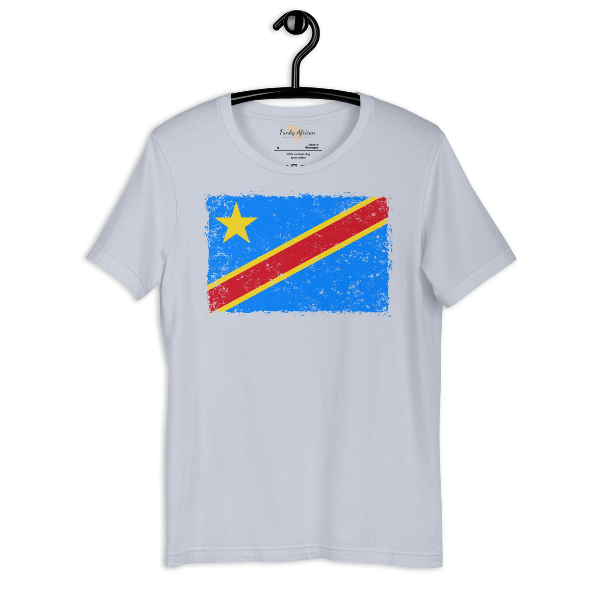 DR Congo grunge unisex tee Funky African