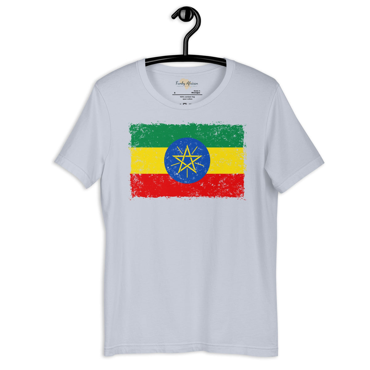 Ethiopia grunge unisex tee Funky African