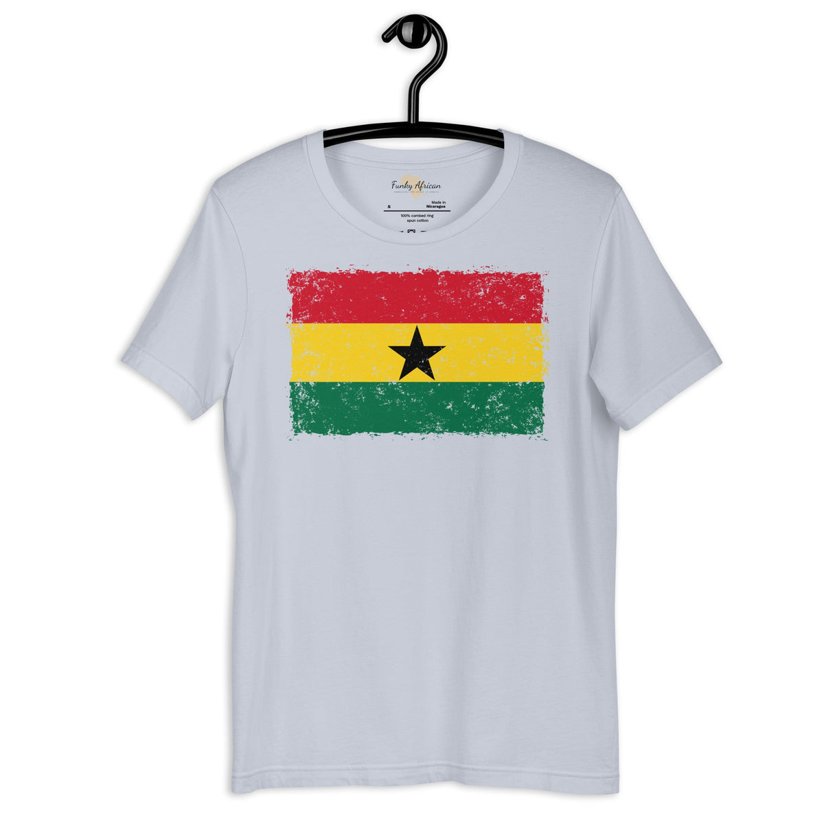 Ghana grunge unisex tee Funky African