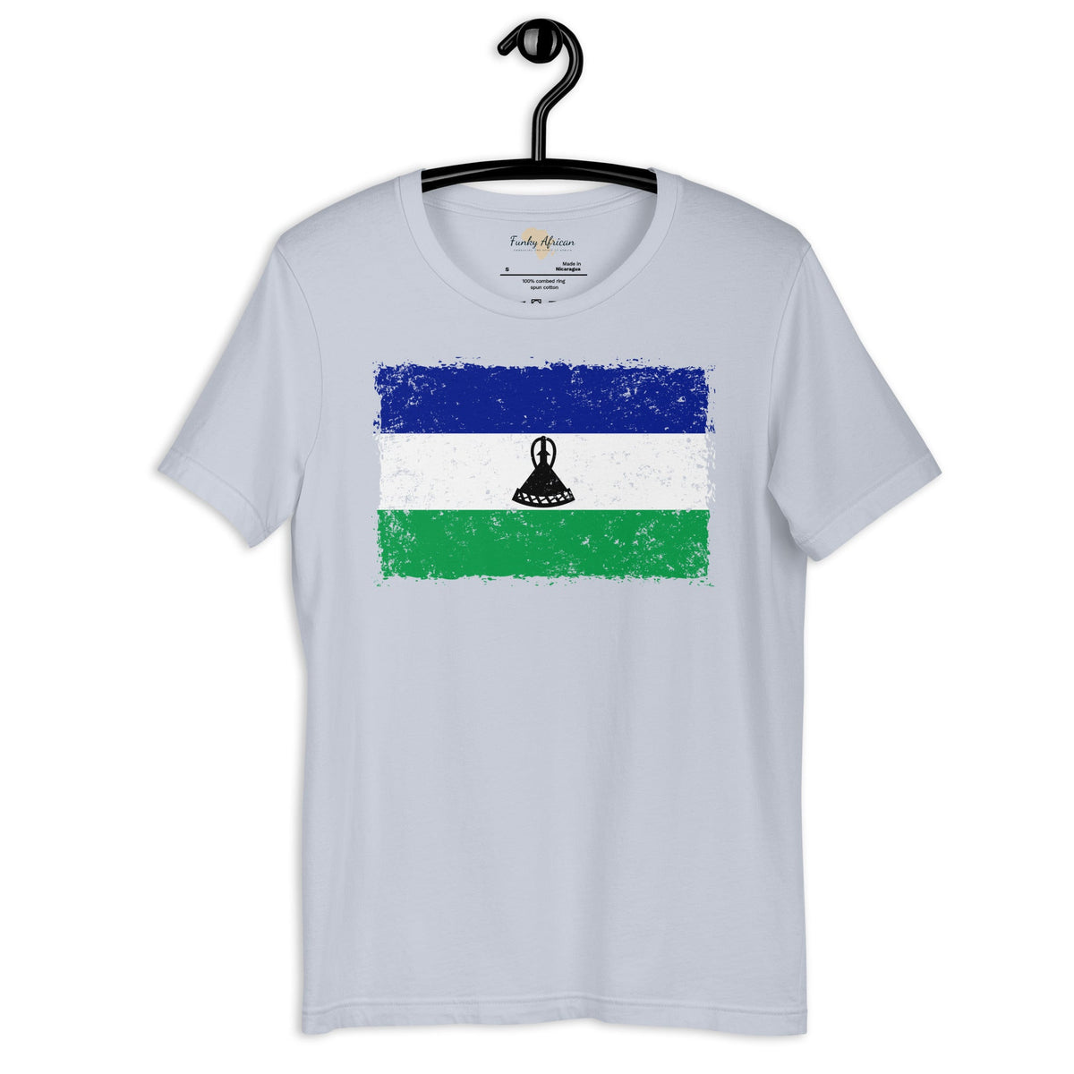 Lesotho grunge unisex tee Funky African