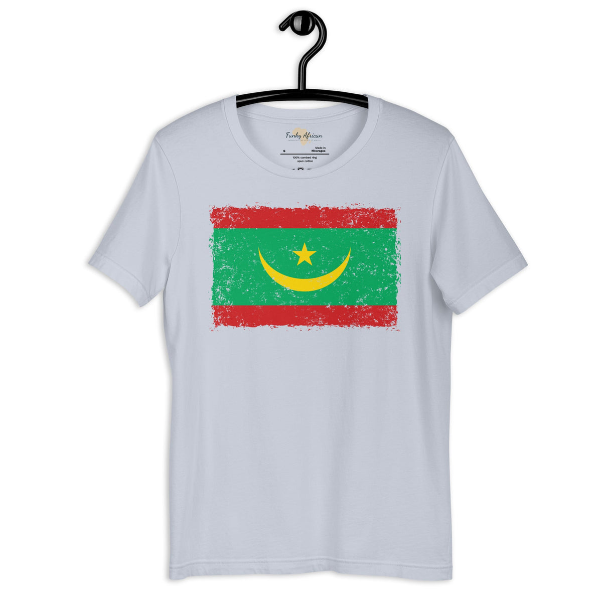 Mauritania grunge unisex tee Funky African