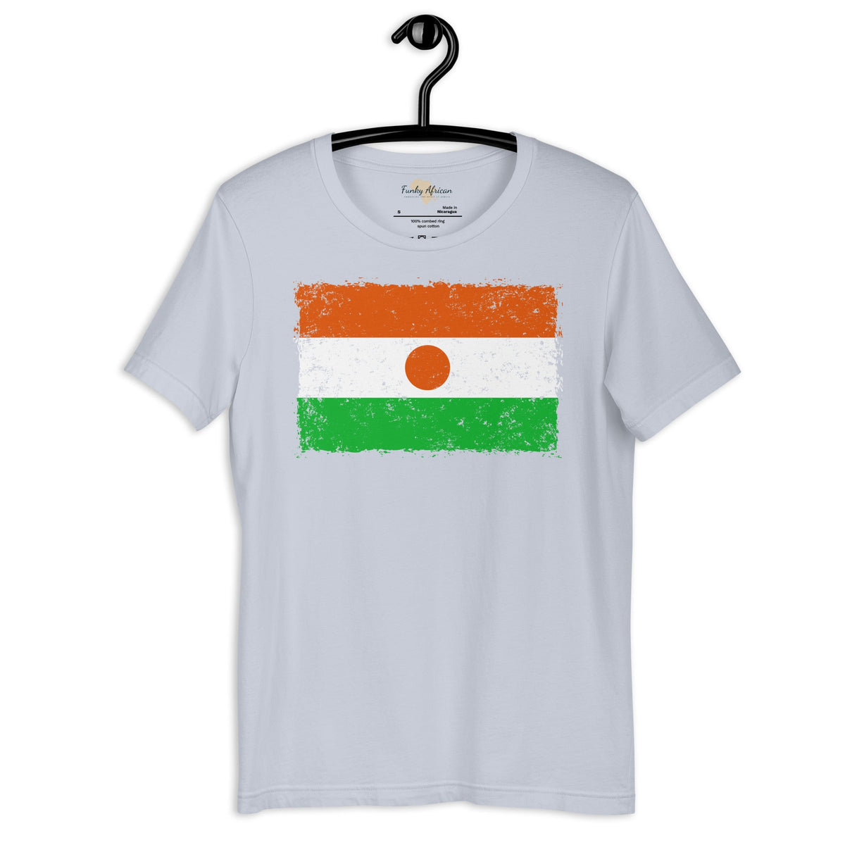 Nigerien grunge unisex tee Funky African