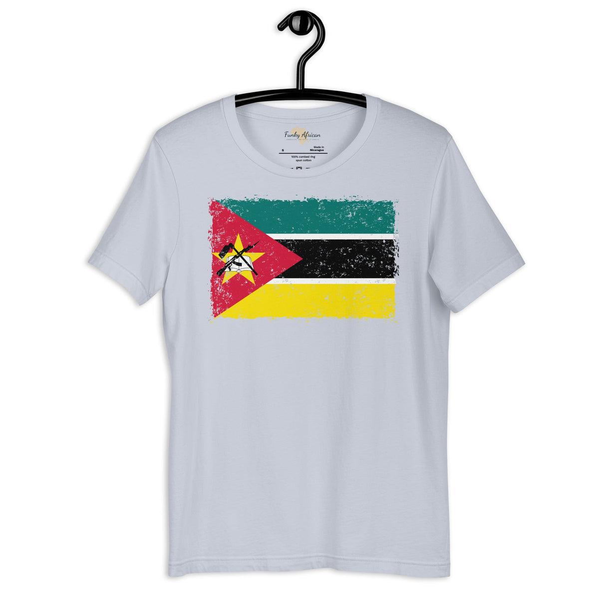 Mozambique grunge unisex tee Funky African