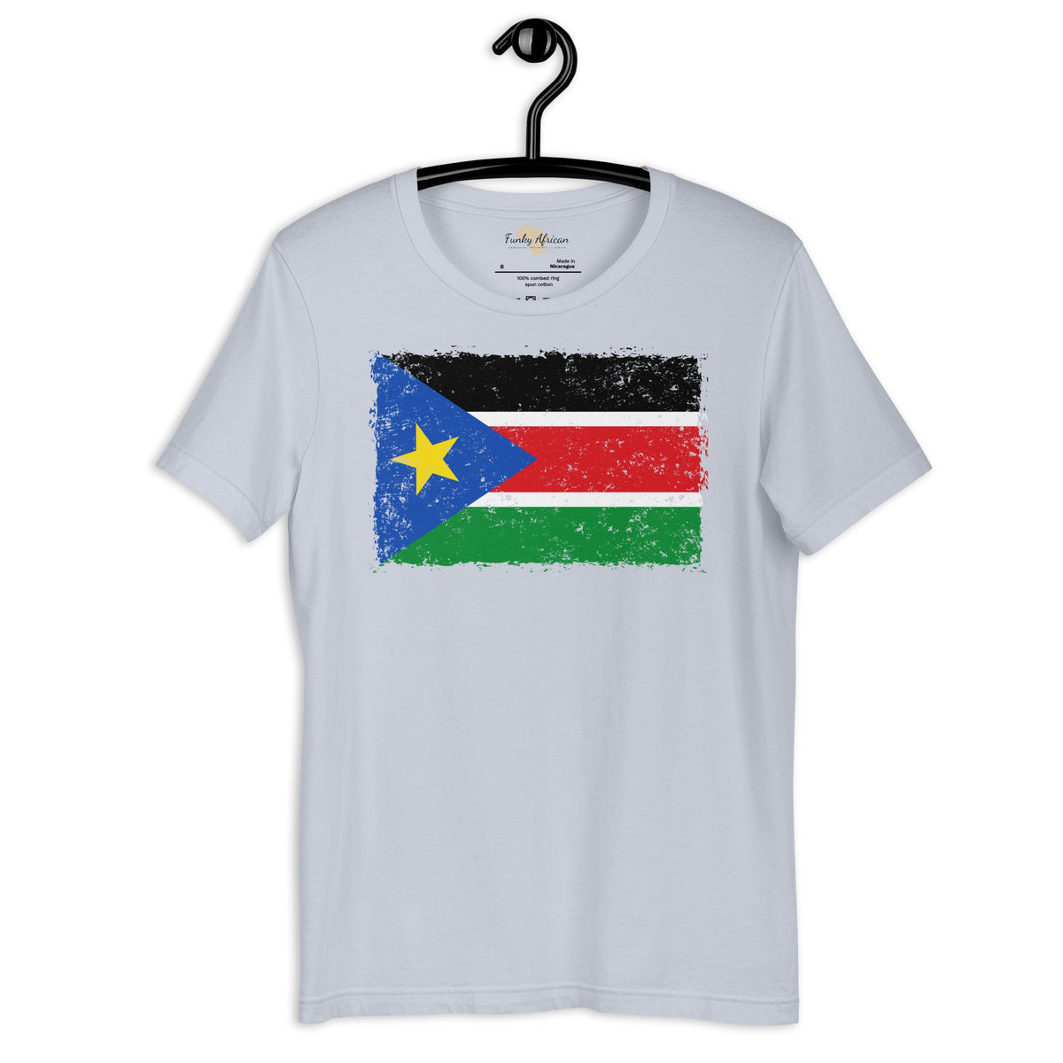 South Sudan grunge unisex tee Funky African