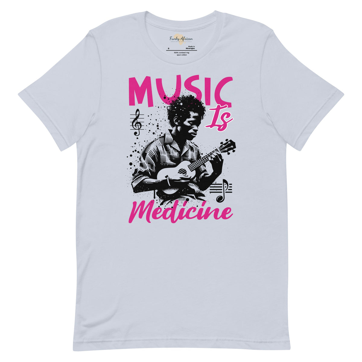 Music is medicine unisex t-shirt Funky African