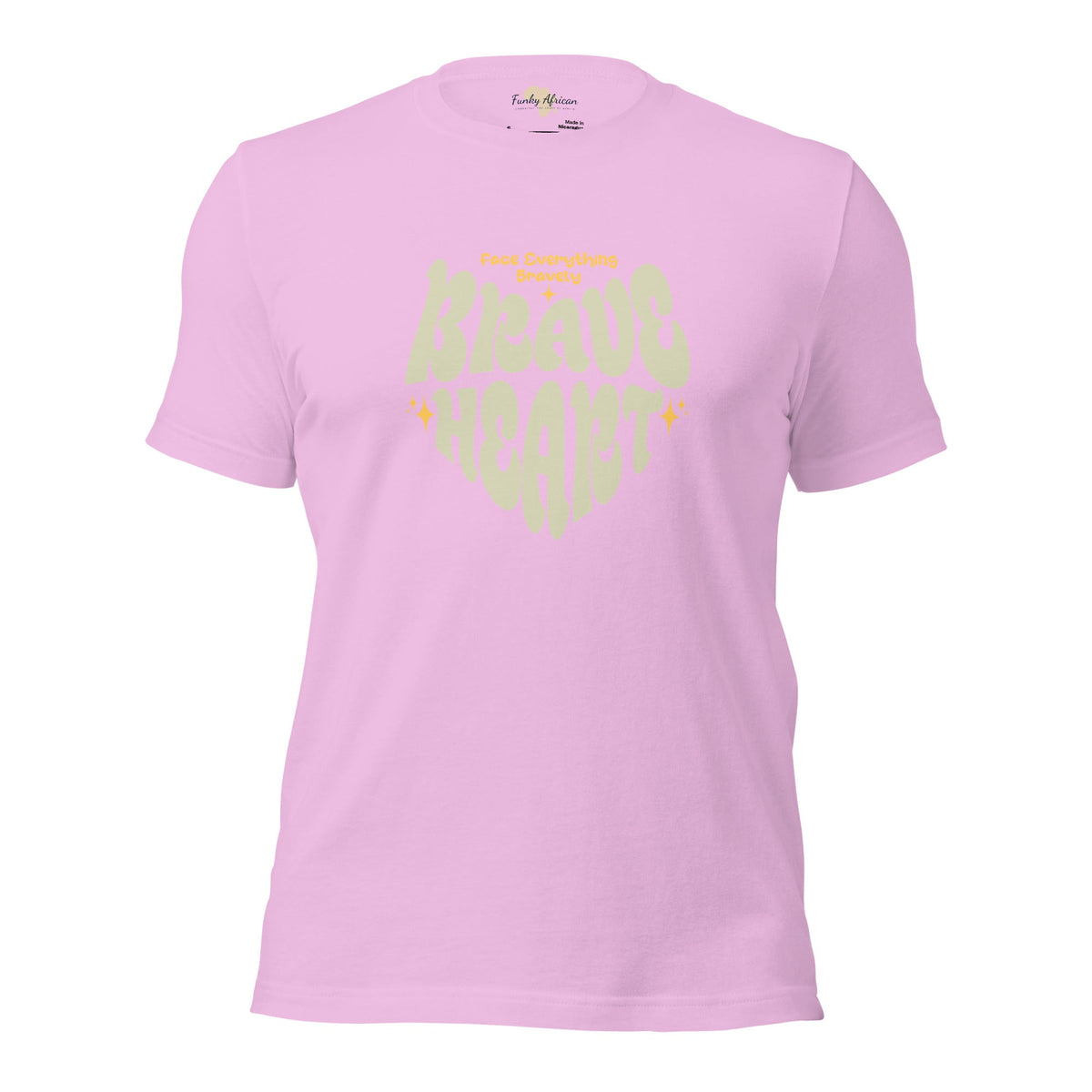 Brave Heart Unisex t-shirt Funky African