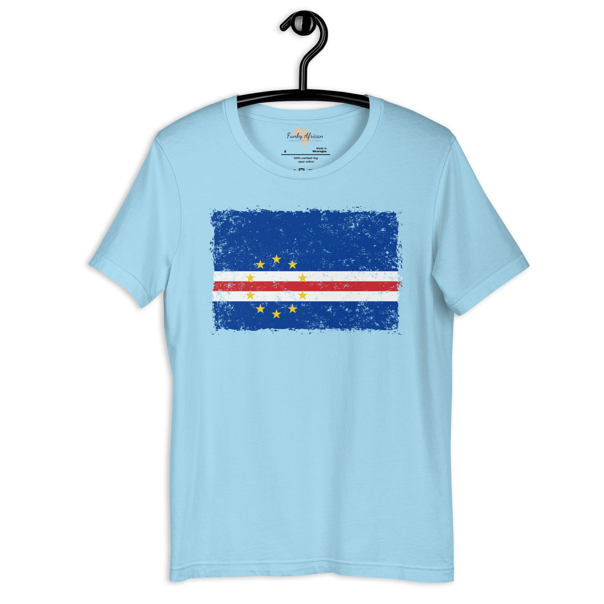 Cabo Verde grunge unisex tee Funky African