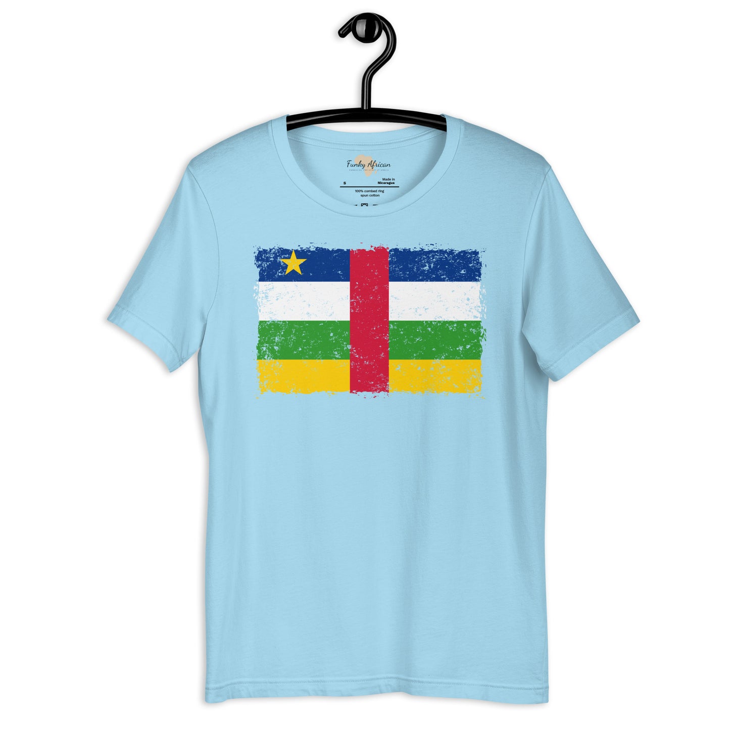 Central African Republic grunge unisex tee