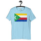 Comoros grunge unisex tee