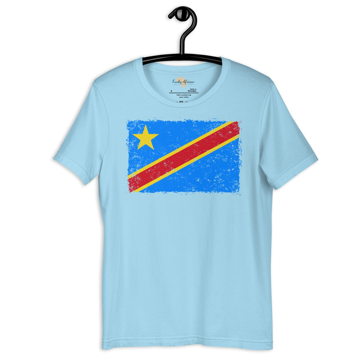 DR Congo grunge unisex tee Funky African