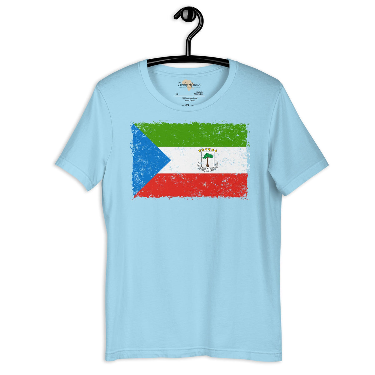Equatorial Guinea grunge unisex tee Funky African