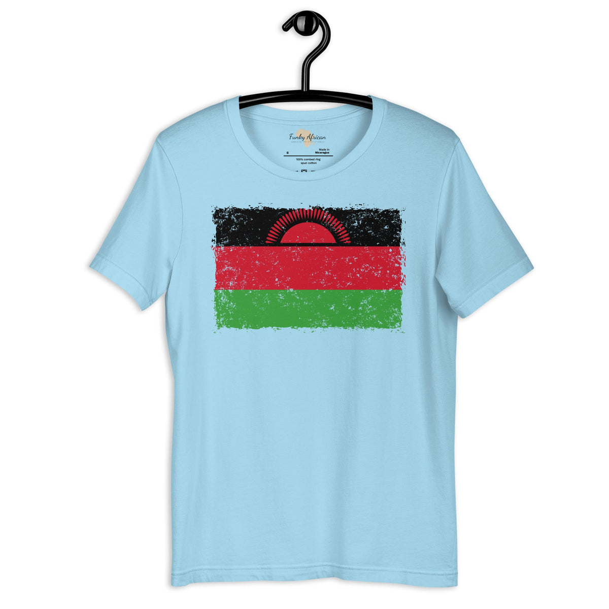 Malawi grunge unisex tee Funky African