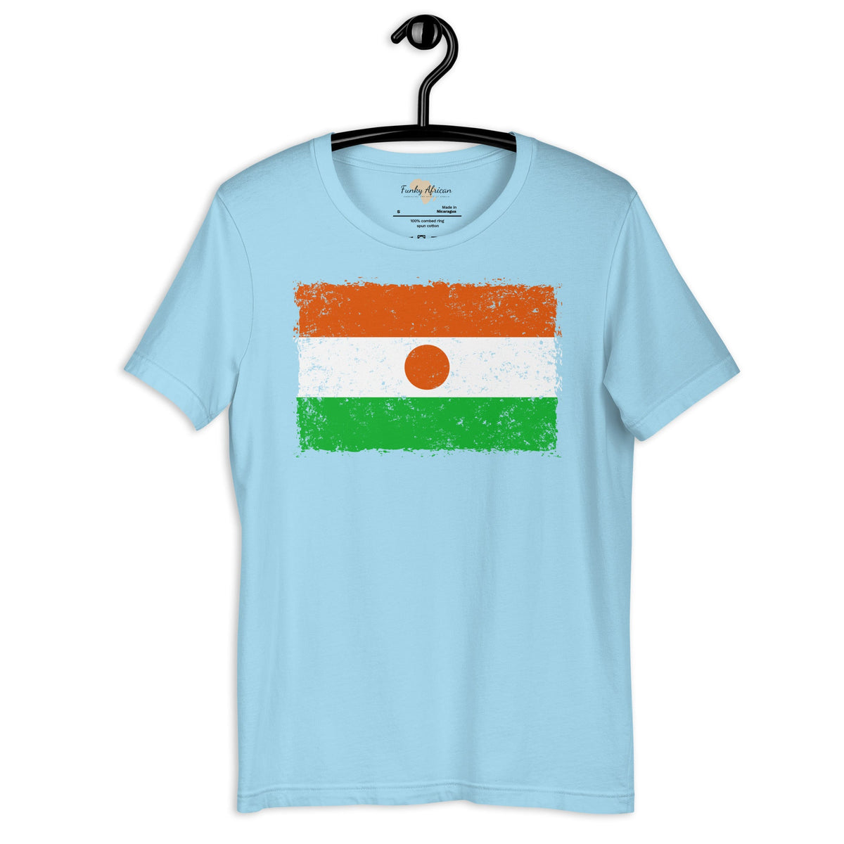 Nigerien grunge unisex tee Funky African