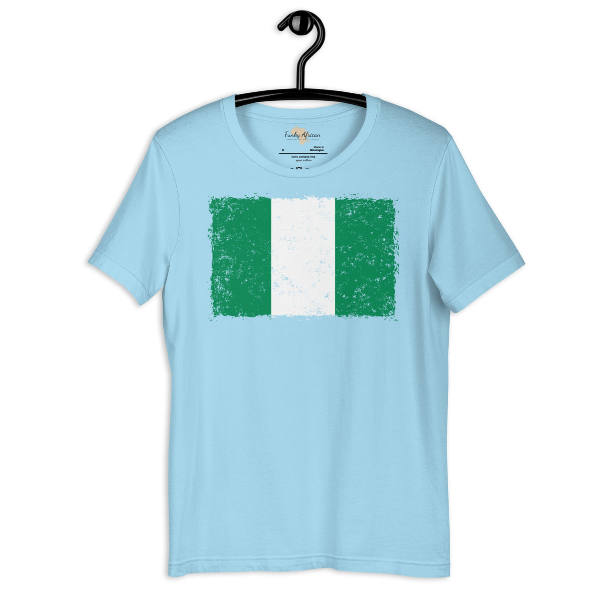 Nigeria grunge unisex tee Funky African