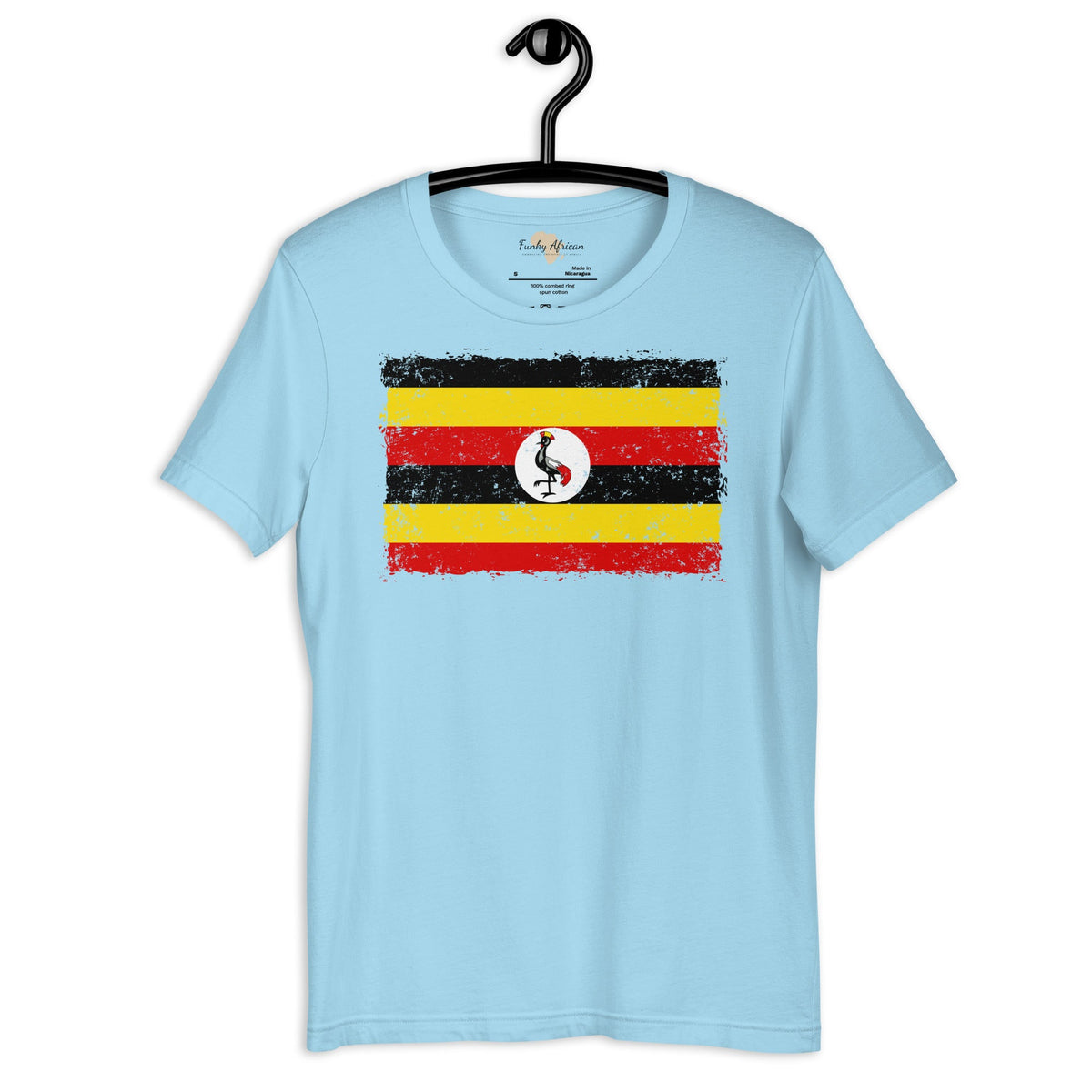 Uganda grunge unisex tee Funky African