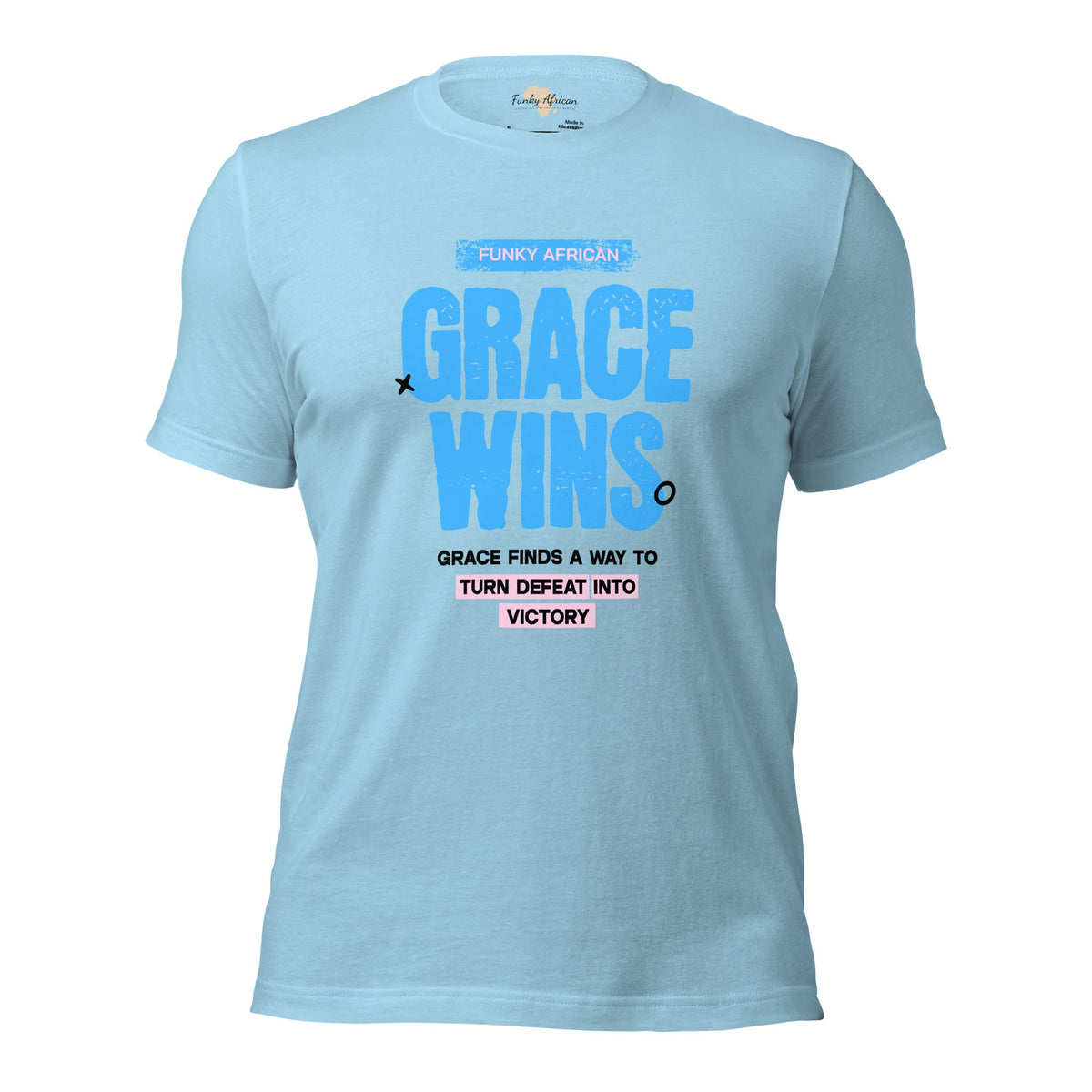 Grace Wins Unisex t-shirt Funky African
