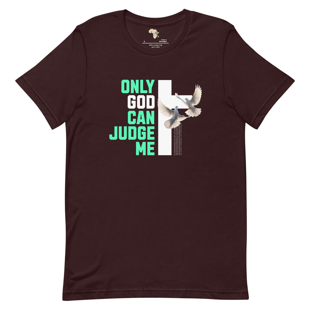 Only God can Judge me unisex tee Funky African