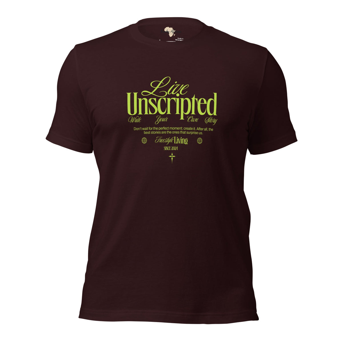 Live Unscripted Unisex t-shirt Funky African