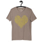 Typography heart with positive words unisex tee Funky African