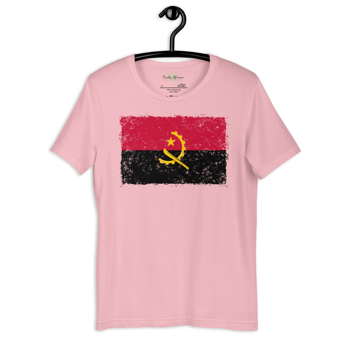 Angolan grunge unisex tee Funky African