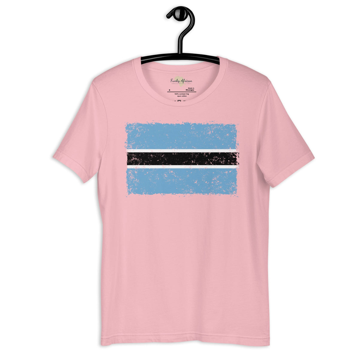 Botswana grunge unisex tee Funky African