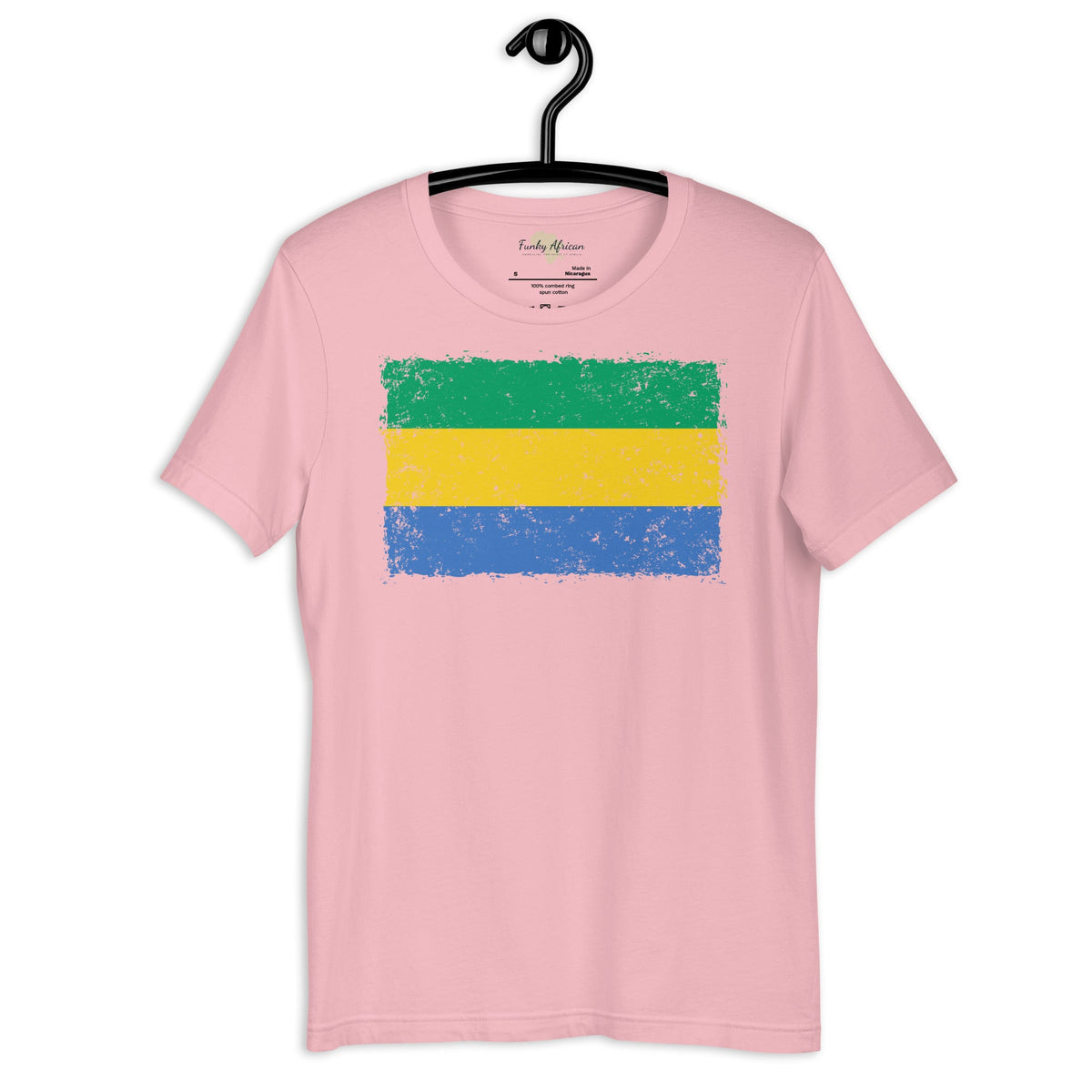 Gabon grunge unisex tee Funky African