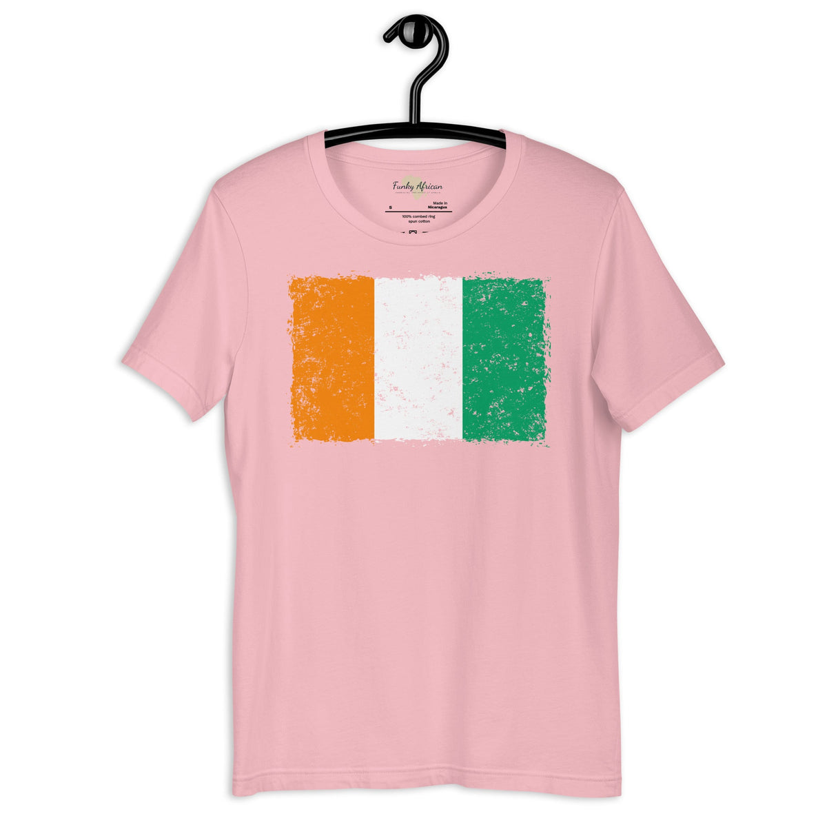 Côte d'Ivoire grunge unisex tee Funky African