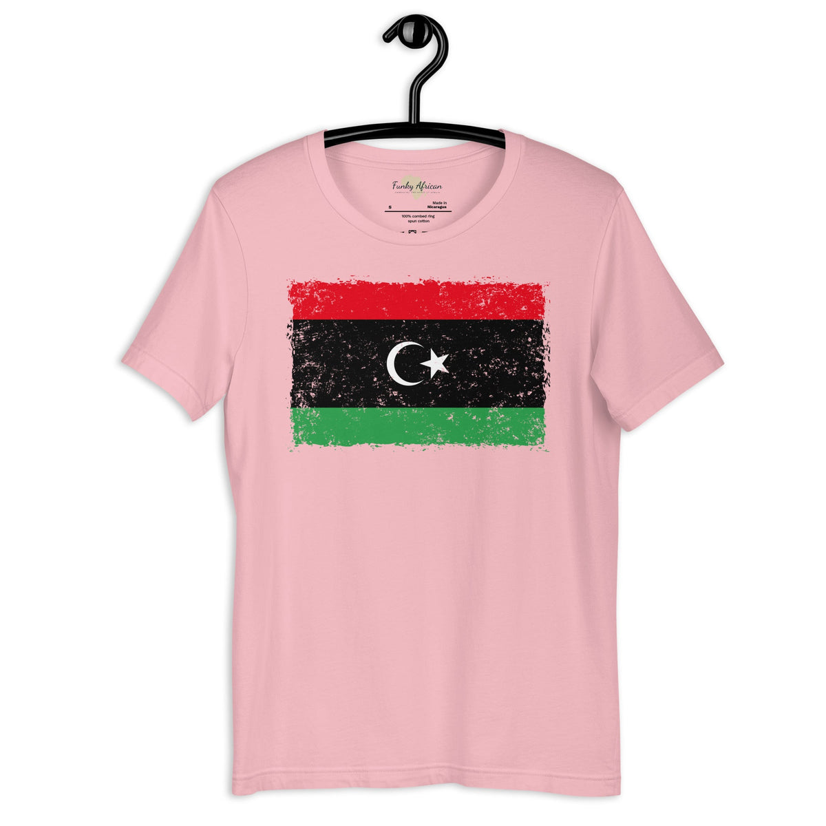 Libya grunge unisex tee Funky African