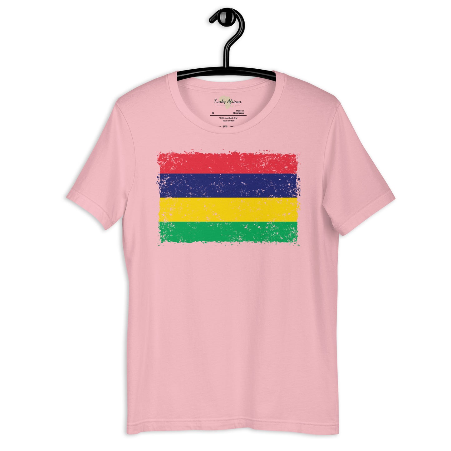 Mauritius grunge unisex tee