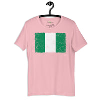 Nigeria grunge unisex tee