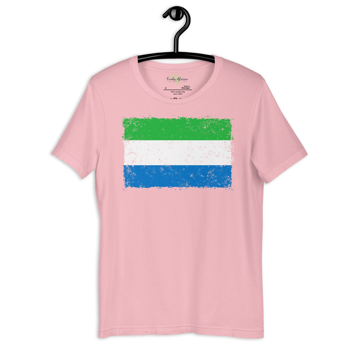 Sierra Leone grunge unisex tee Funky African