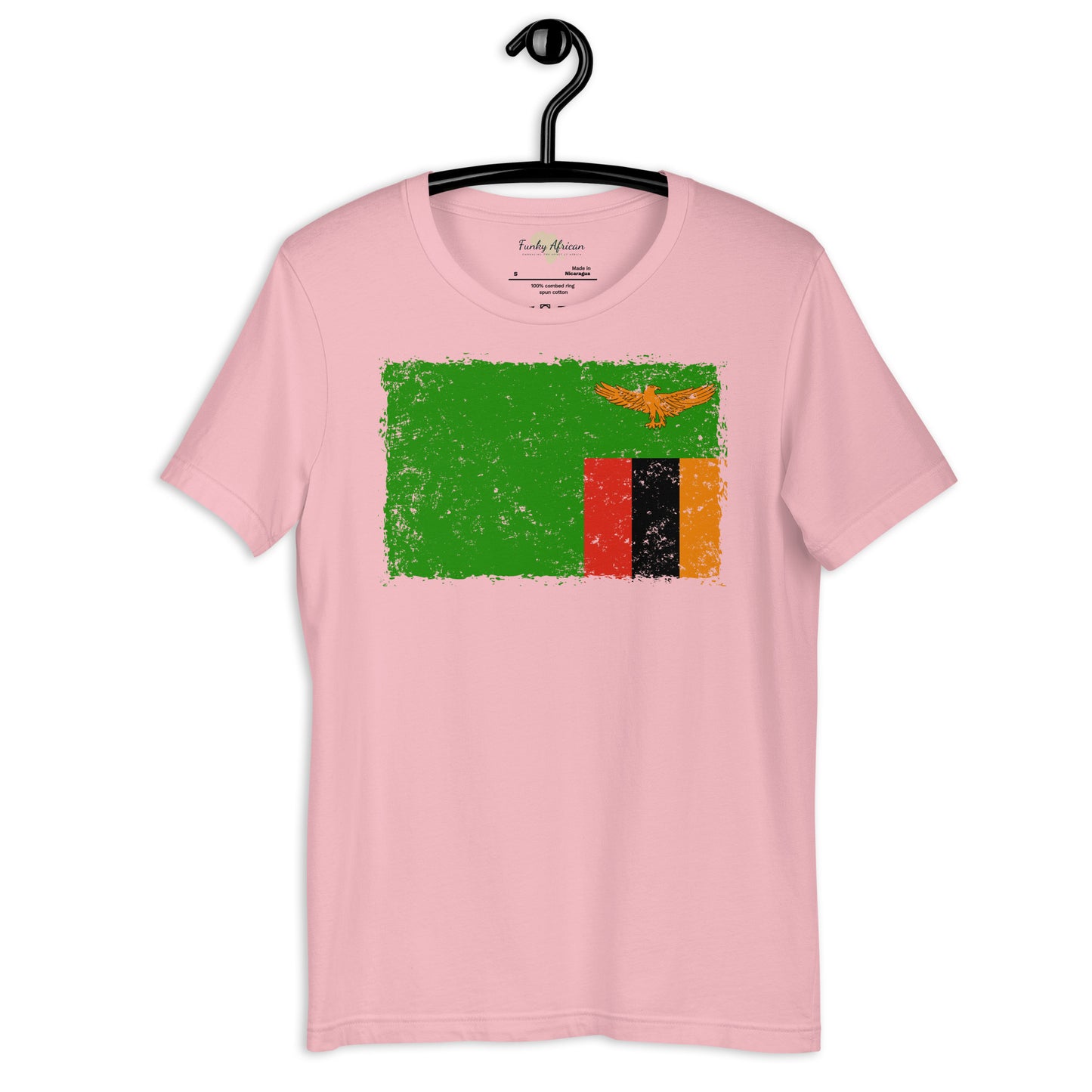 Zambia grunge unisex tee