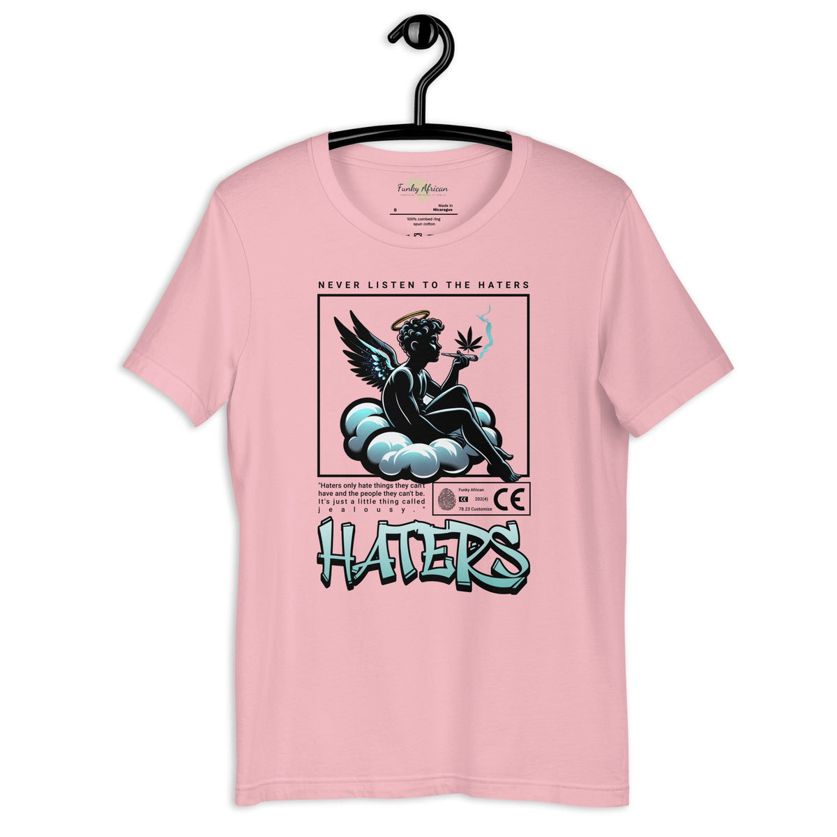 Haters unisex tee Funky African