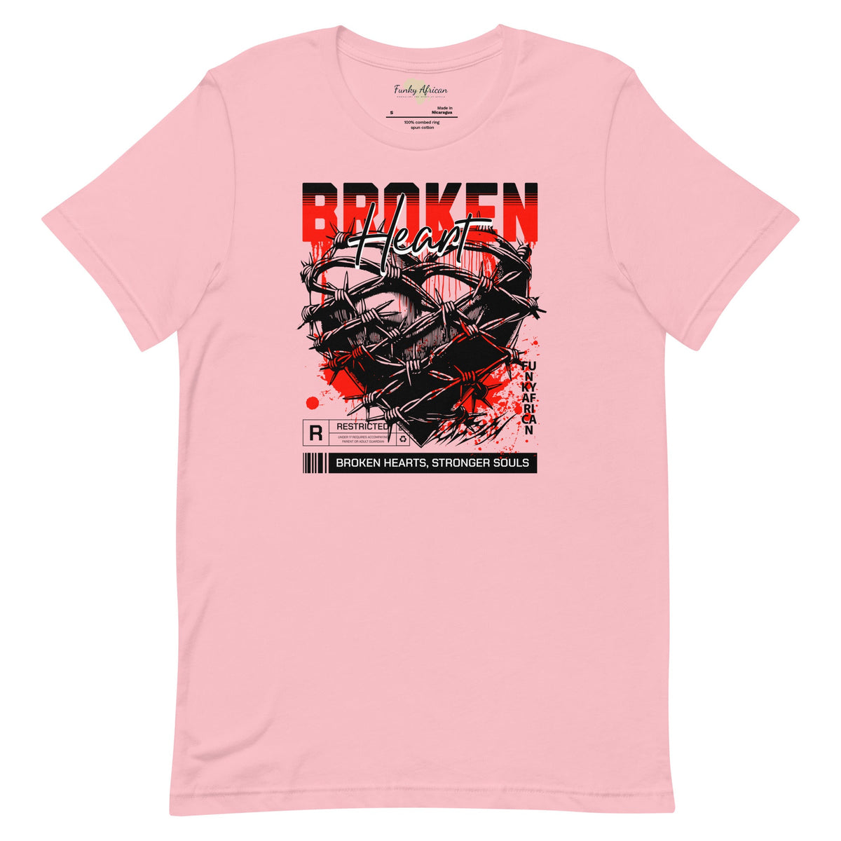 Broken Heart unisex tee Funky African
