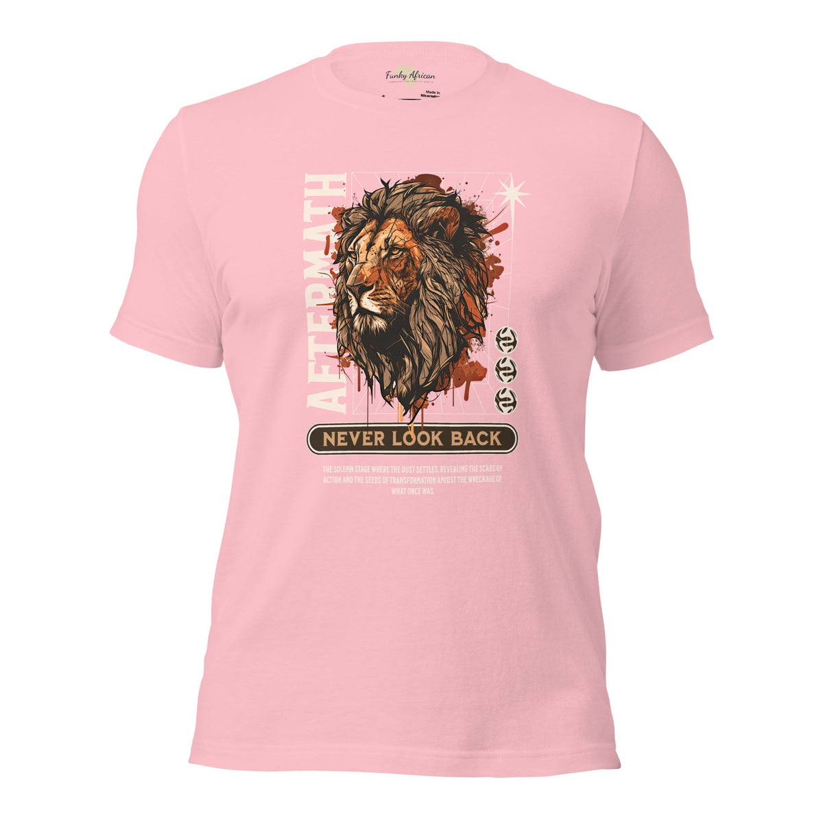 Never Look Back Unisex t-shirt Funky African
