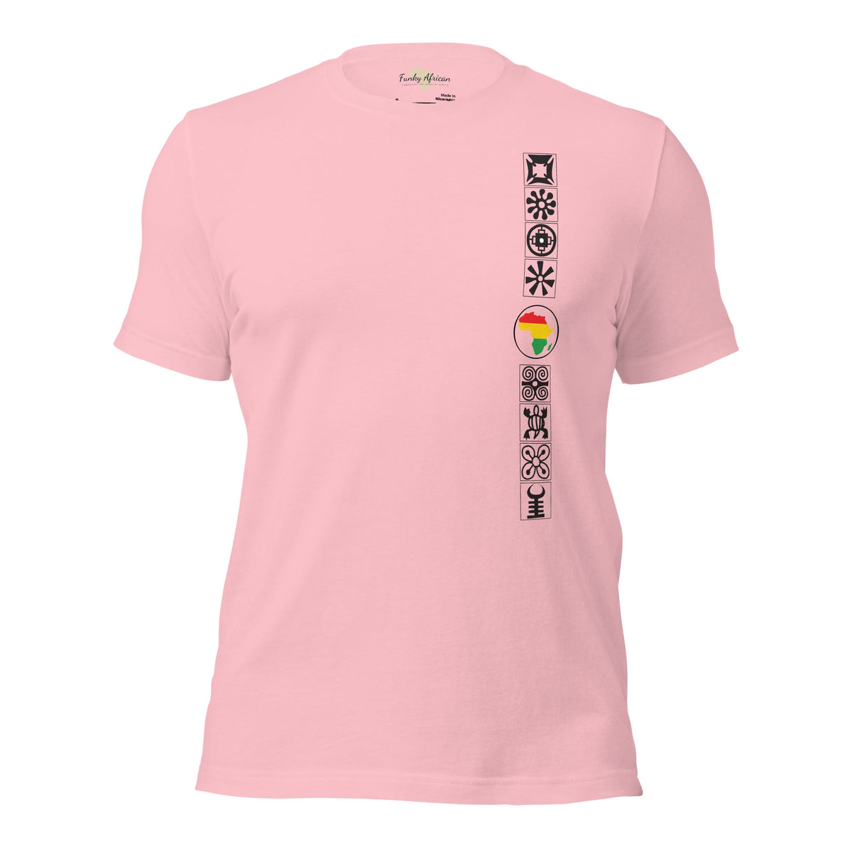 Adinkra Sided Unisex t-shirt Funky African