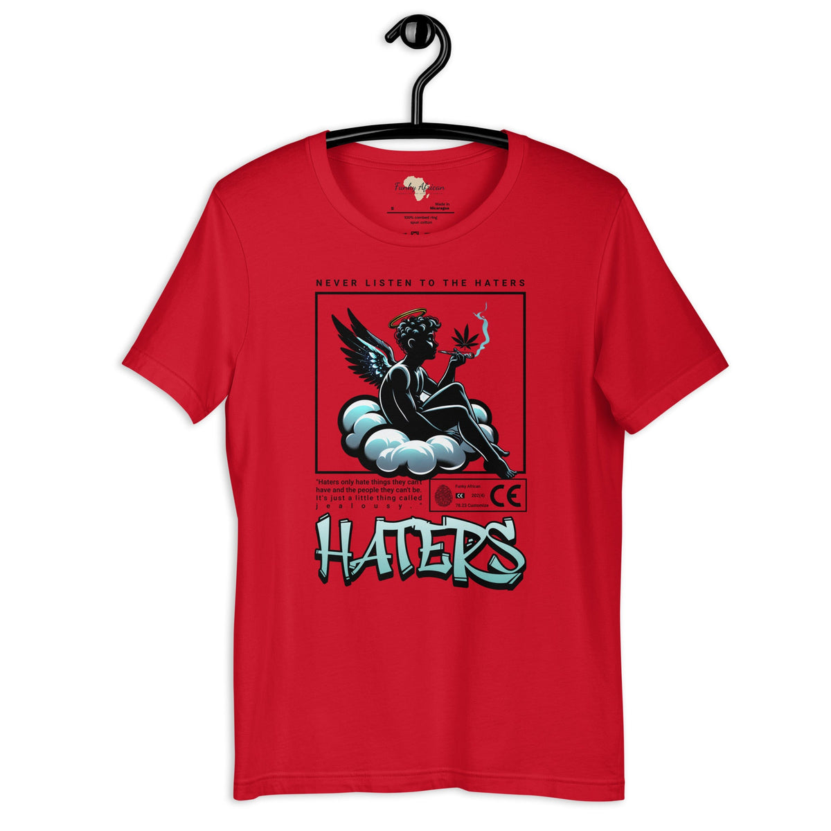 Haters unisex tee Funky African