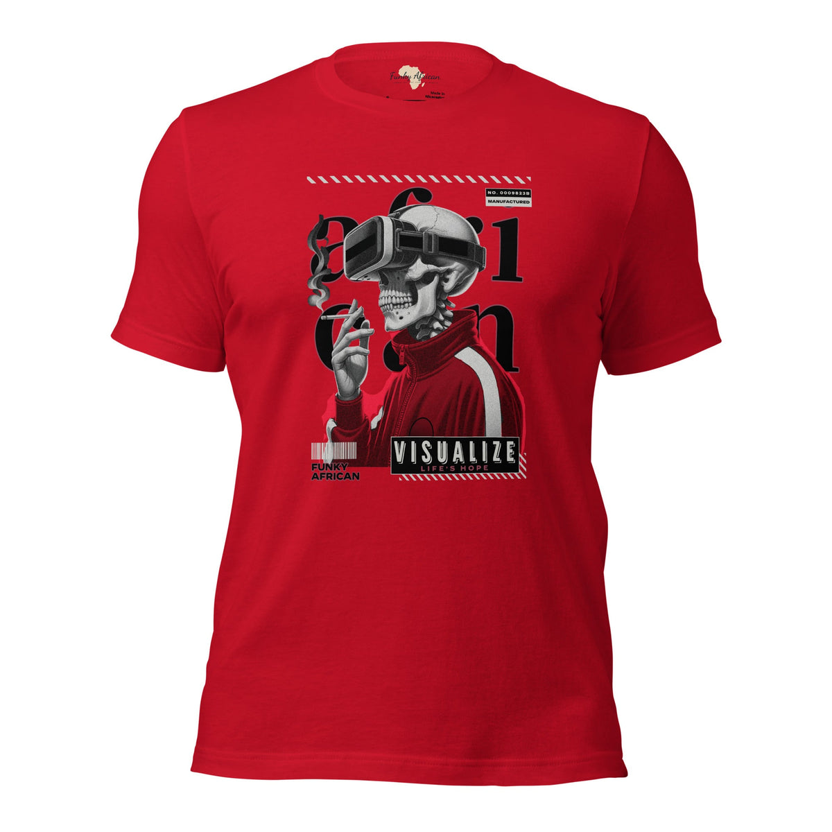 Visualize unisex tee Funky African