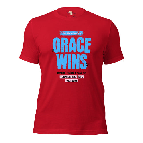 Grace Wins Unisex t-shirt Funky African