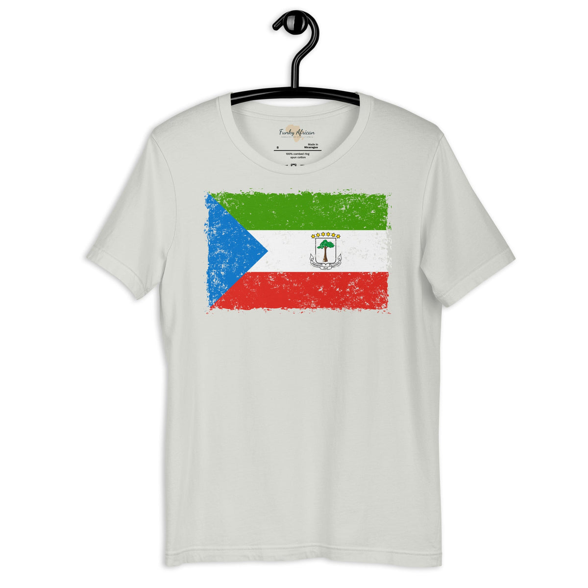 Equatorial Guinea grunge unisex tee Funky African