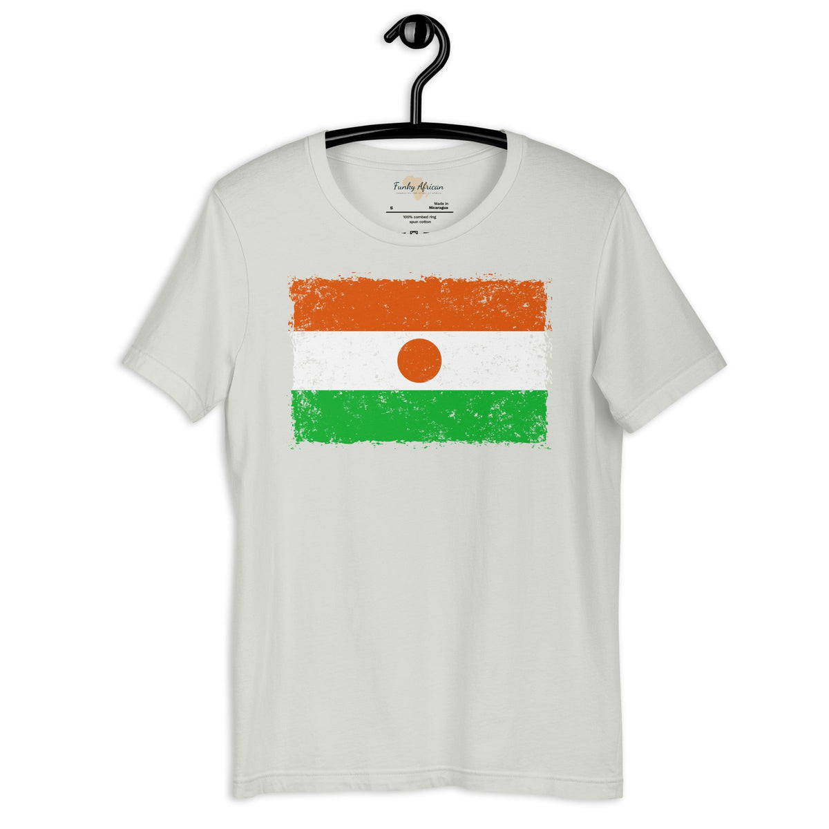 Nigerien grunge unisex tee Funky African