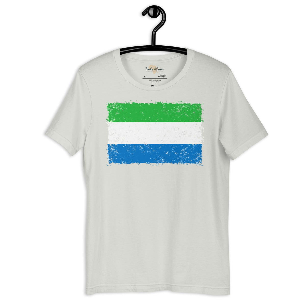 Sierra Leone grunge unisex tee Funky African