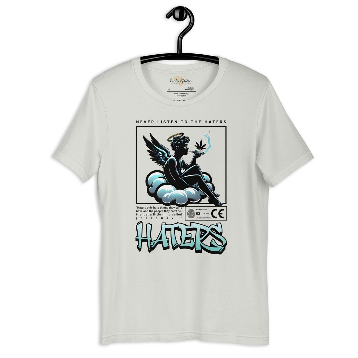 Haters unisex tee Funky African
