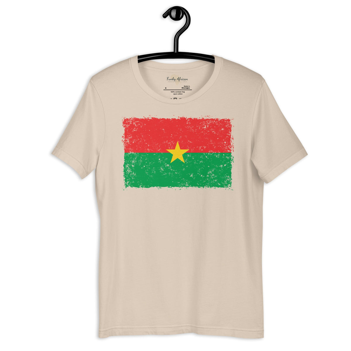Burkina Faso grunge unisex tee Funky African