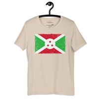 Burundi grunge unisex tee